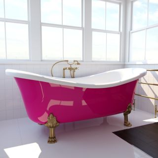 Ванна из искусственного камня Фэма Стиль Габриэлла на опорах RAL 187x84 см